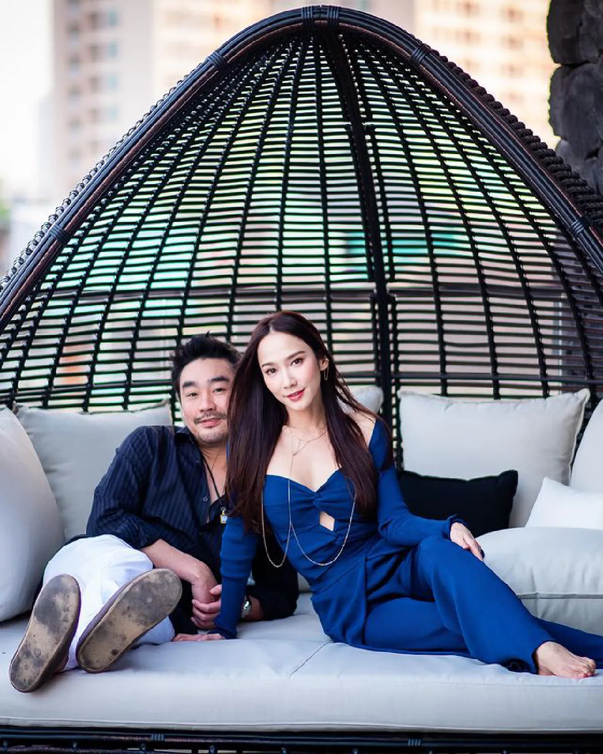 อั้ม พัชราภา ฉลองวันเกิด ไฮโซพก ร่วมเฟรมครอบครัวฝ่ายชายพร้อมหน้า 