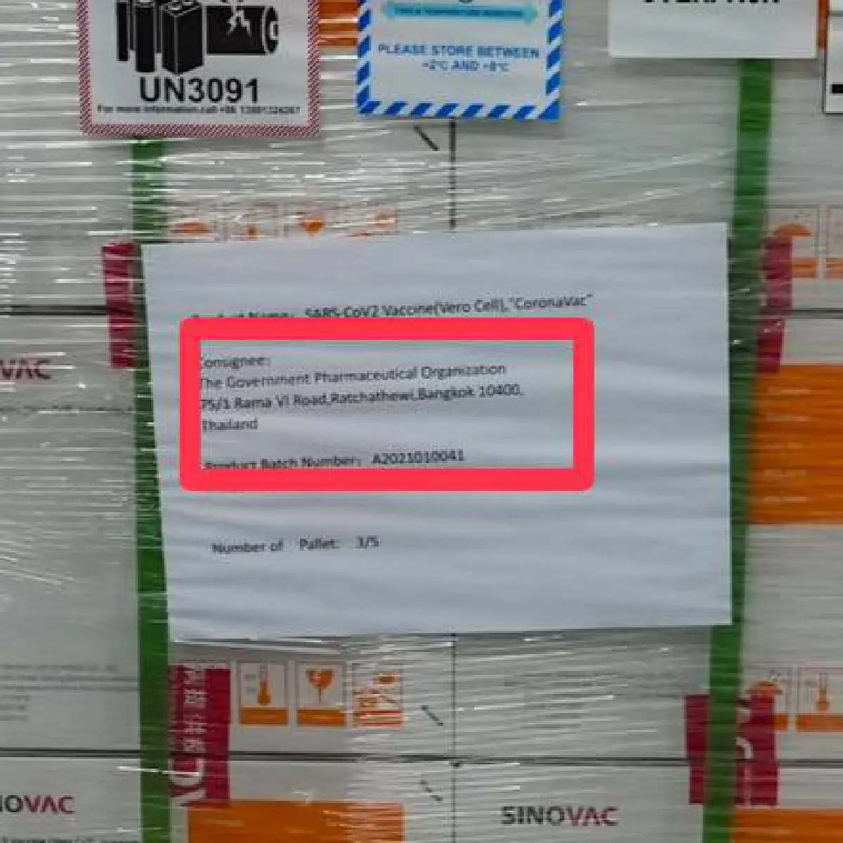 มาแน่! "อนุทิน"เผยภาพวัคซีนโควิดล็อตแรกเตรียมส่งถึงไทย24ก.พ.นี้