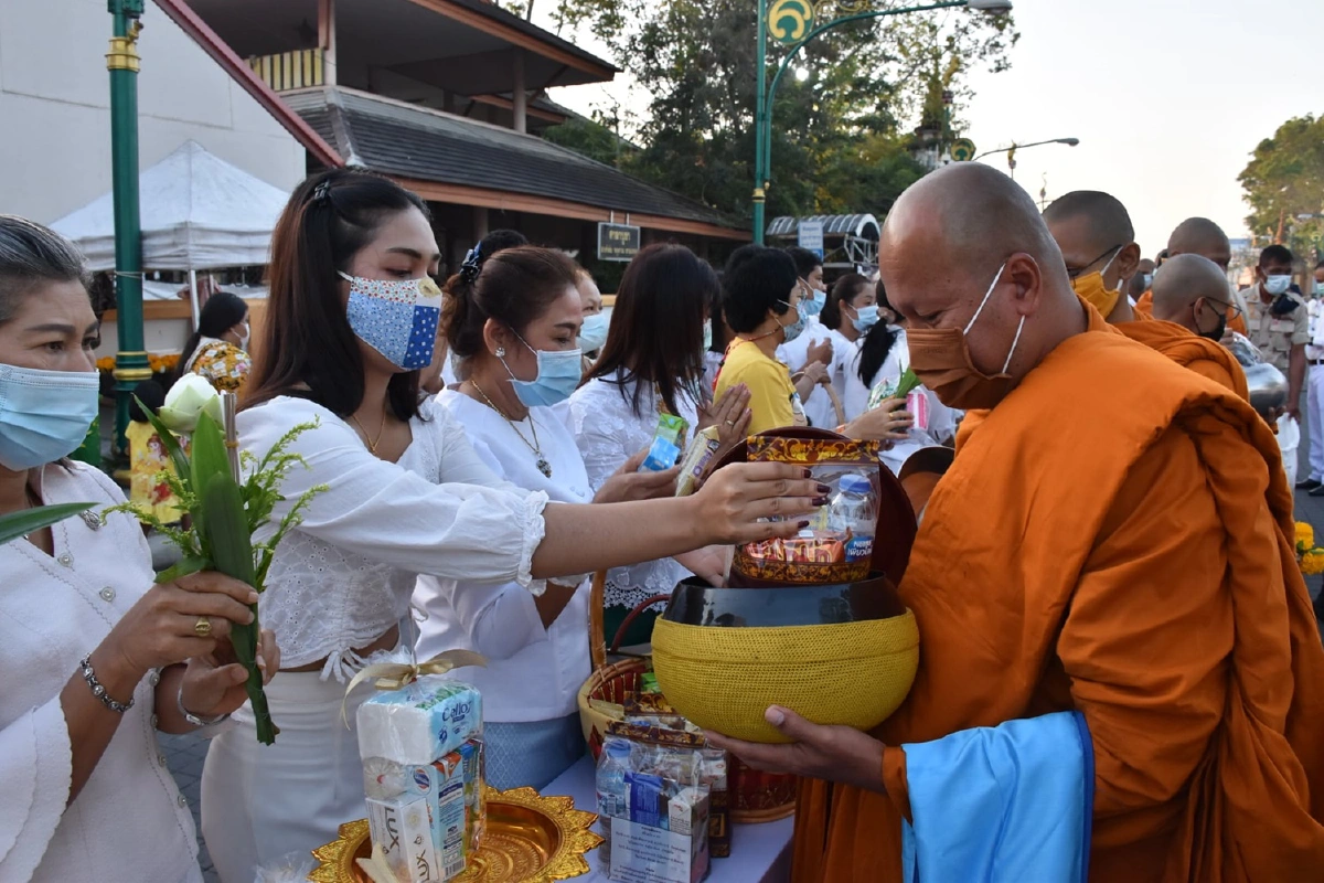 ประมวลภาพประเพณีมาฆบูชาแห่ผ้าขึ้นธาตุเมืองนคร
