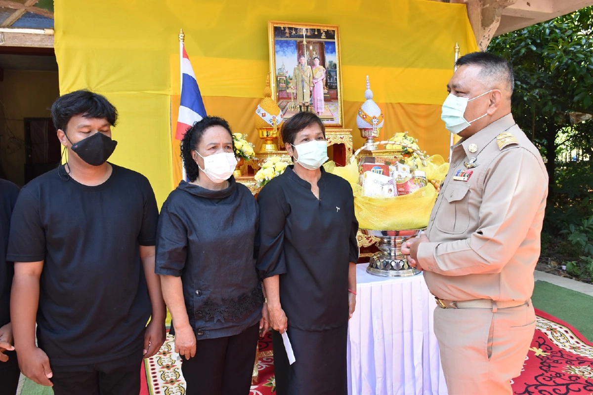 "ในหลวง"ทรงมีพระราชกระแสให้กำลังใจครอบครัวอส.ทพ.เสียชีวิตในหน้าที่ 