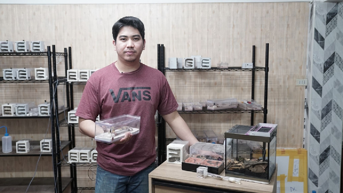 คนเลี้ยงมด “กานต์ รมยาสัย” สิ่งมีชีวิตตัวเล็กๆ ที่สร้างสุขและเงินให้มนุษย์