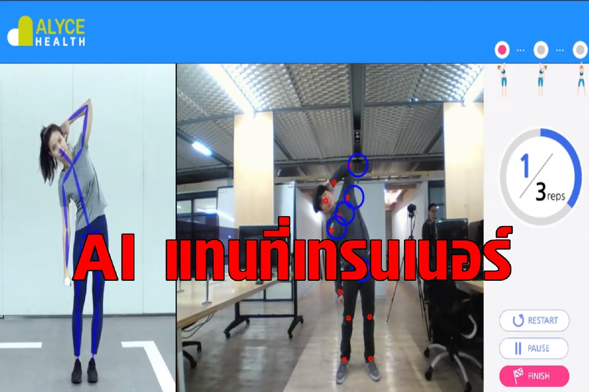 ไม่ง้อเทรนเนอร์! ดึง AI ทางเลือกใหม่ออกกำลังกายยุคโควิด ไม่ง้อเทรนเนอร์! ดึง AI ทางเลือกใหม่ออกกำลังกายยุคโควิด