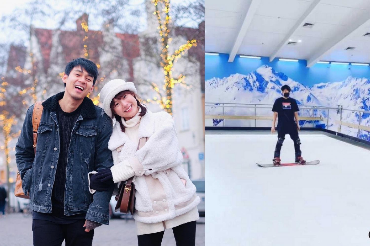 แดน วรเวช โชว์เล่นสโนว์บอร์ด แฟนคลับแฮปปี้เมื่อได้ยินเสียงใสๆในคลิป แดน วรเวช โชว์เล่นสโนว์บอร์ด แฟนคลับแฮปปี้เมื่อได้ยินเสียงใสๆในคลิป