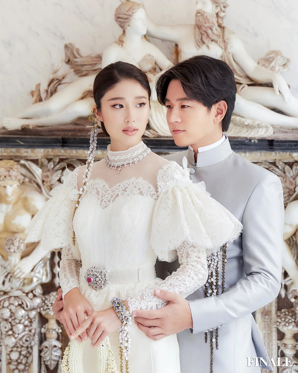 โทนี่-แก้ว จัดเต็มความสวยหล่อ ถ่ายแบบชุดแต่งงานสุดอลังการ 