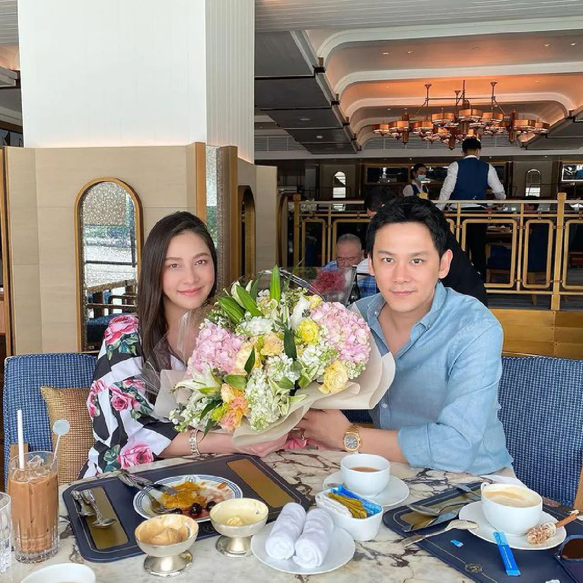 นาตาลี-ฟลุค ฉลองครบรอบแต่งงาน 1 ปี การันตีความหวานไม่เปลี่ยน