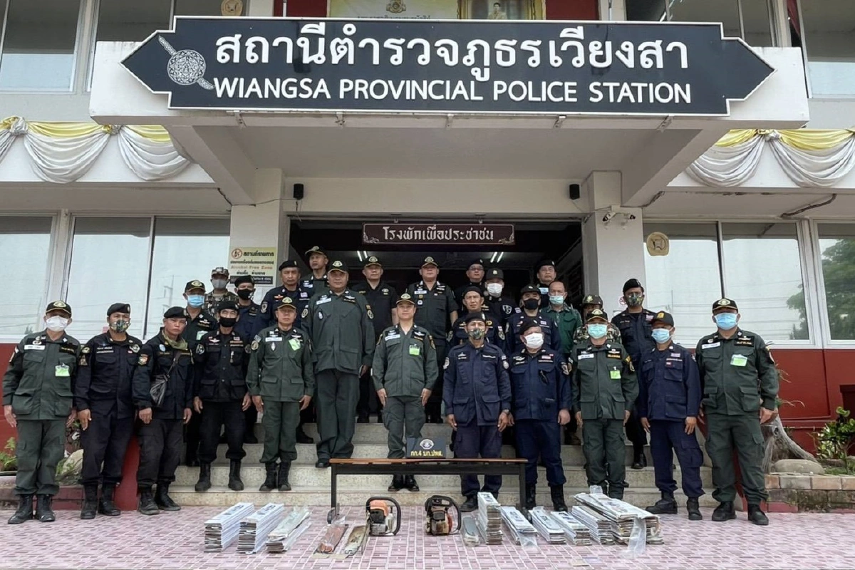 ตำรวจป่าไม้ลุยค้น17จุดน่านกวาดล้างแก๊งมอดไม้