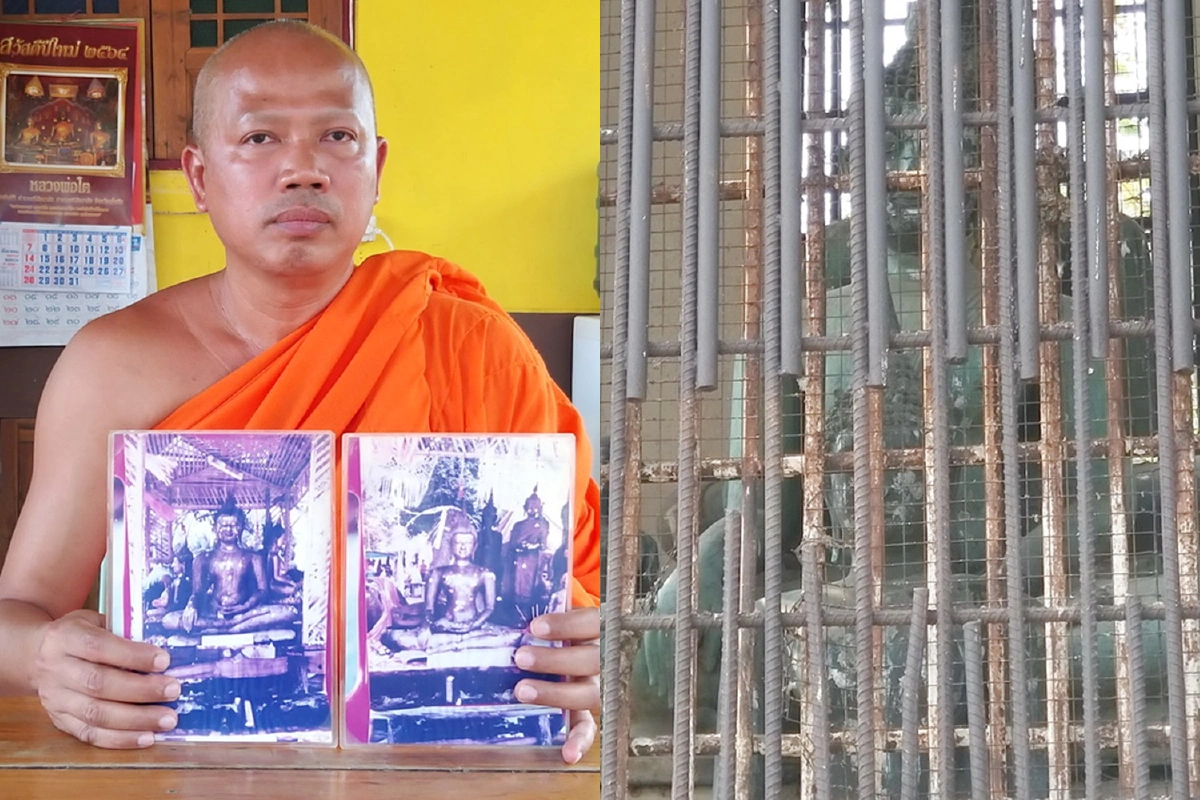  เปิดภาพองค์จริง“พระตีนแลบ”ในรอบ40 ปีหนีโจรใจบาป