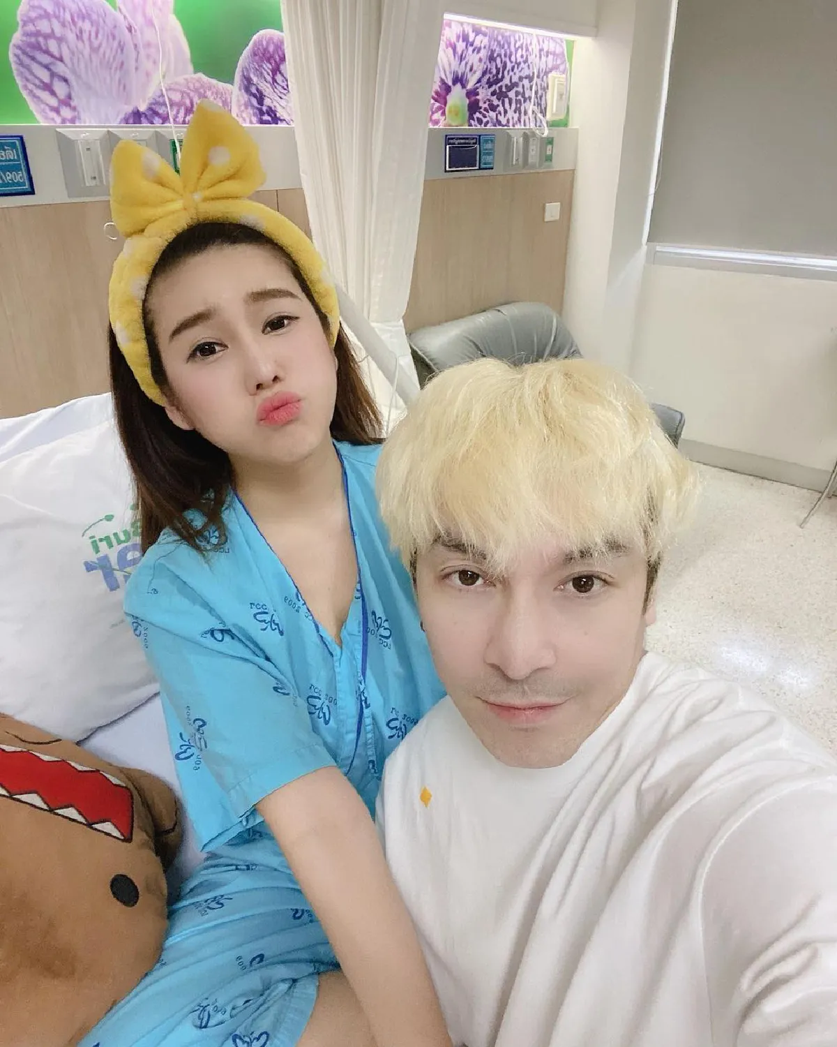 ปู แบล็คเฮด นั่งเฝ้าไม่ห่าง หลัง นุ๊กซี่ เข้าผ่าตัดก้อนเนื้อร้ายที่เต้านม