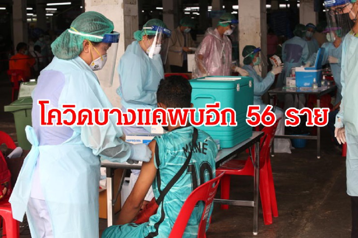 ยอดยังเยอะ! คลัสเตอร์บางแคพบติดโควิดอีก 56 สะสม 536 ราย ยอดยังเยอะ! คลัสเตอร์บางแคพบติดโควิดอีก 56 สะสม 536 ราย