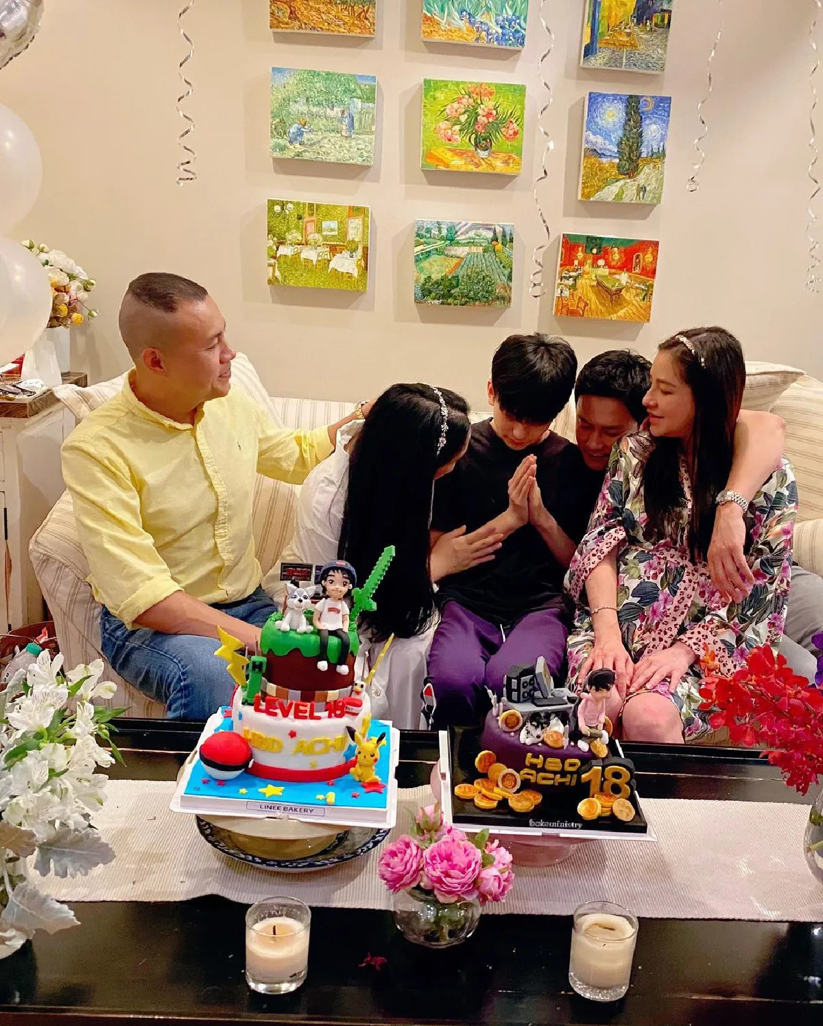 โบ-ฟลุค แท็กทีมจัดปาร์ตี้ฉลองวันเกิด 18 ปี น้องอชิ อบอุ่นพร้อมหน้า