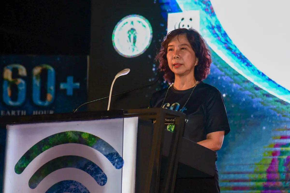 MEA ร่วมกิจกรรมพร้อมแถลงผลโครงการ 60+ Earth Hour 2021 ปิดไฟ 1 ชั่วโมง เพื่อลดโลกร้อน