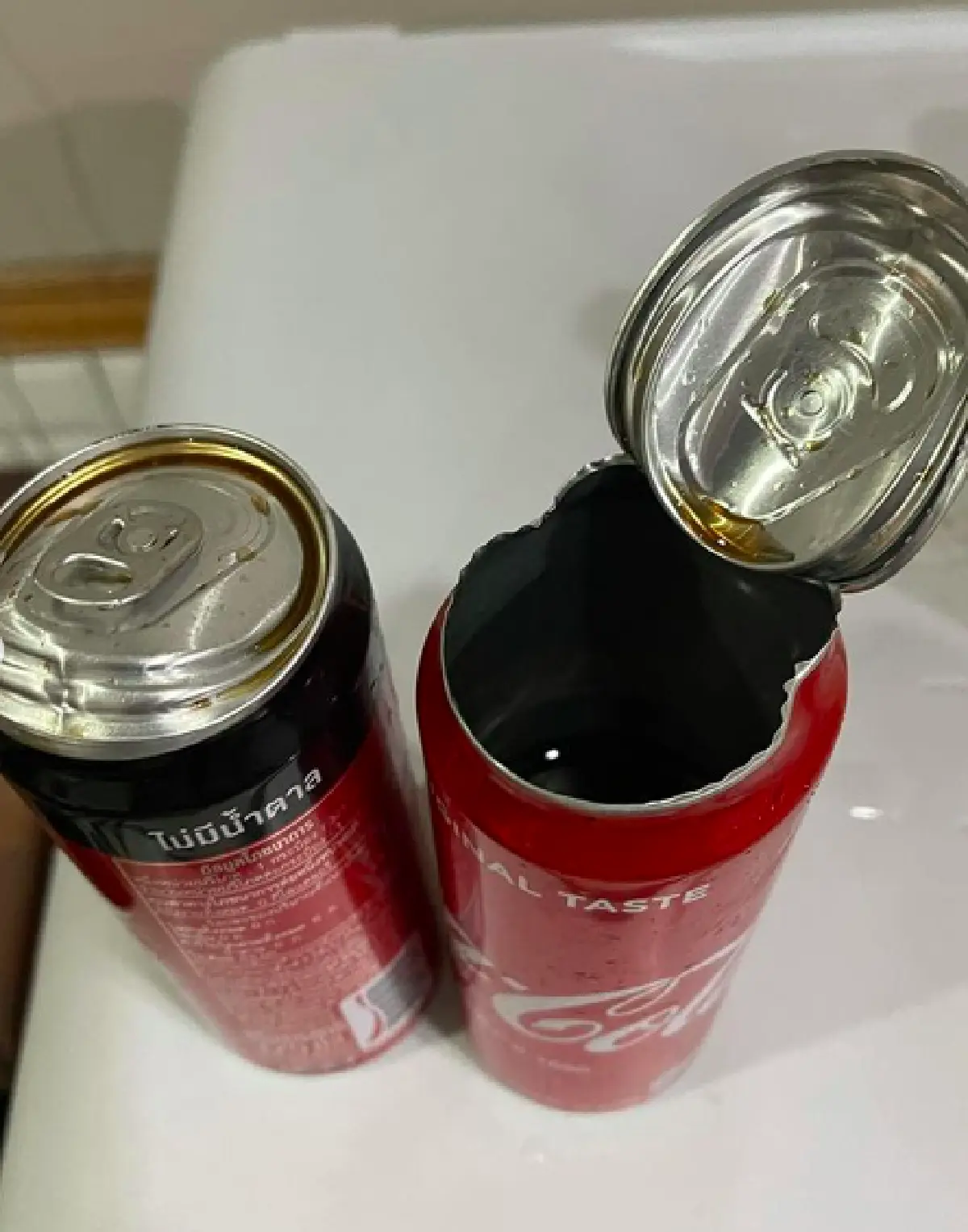 “อั๋น ภูวนาท” เผยอุทาหรณ์เตือนภัย กระป๋องน้ำอัดลมระเบิดคารถ!