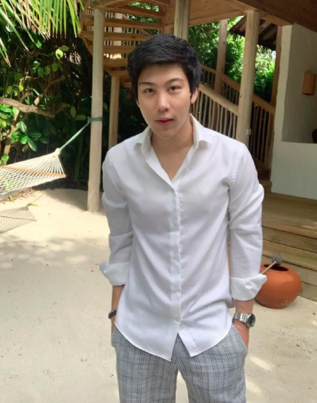 “น้ำหวาน The Face” โพสต์ภาพหวานสยบข่าวรักร้าว บอกรัก “ไฮโซแชมป์” 