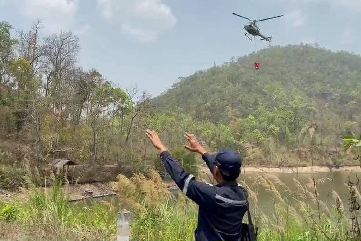 เชียงใหม่พบ264จุดความร้อน หนักสุดที่เชียงดาว ฝุ่นPm2.5กระทบสุขภาพ