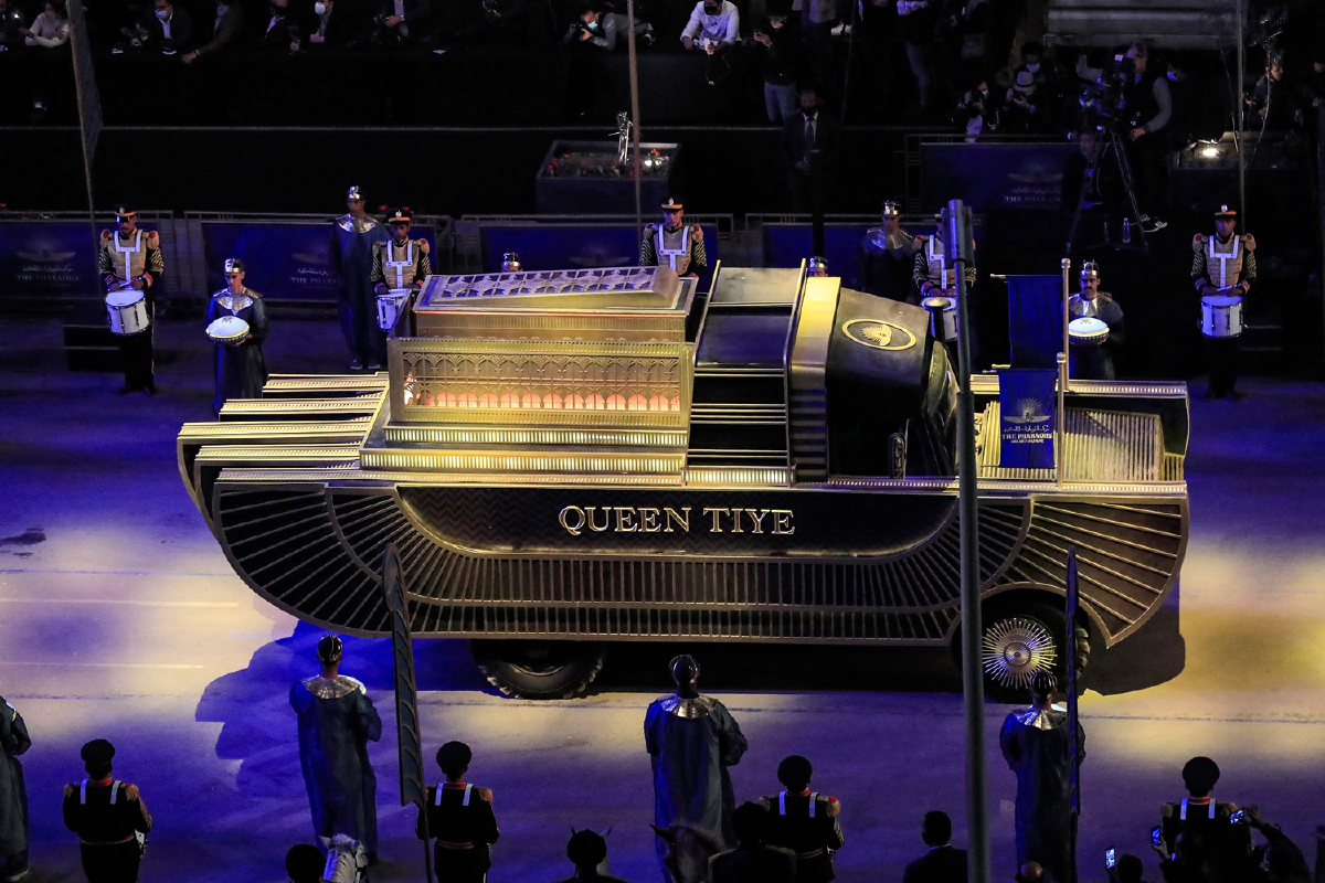 อียิปต์จัดอลังการ เชิญมัมมี่พระศพฟาโรห์ไปยังพิพิธภัณฑ์แห่งใหม่