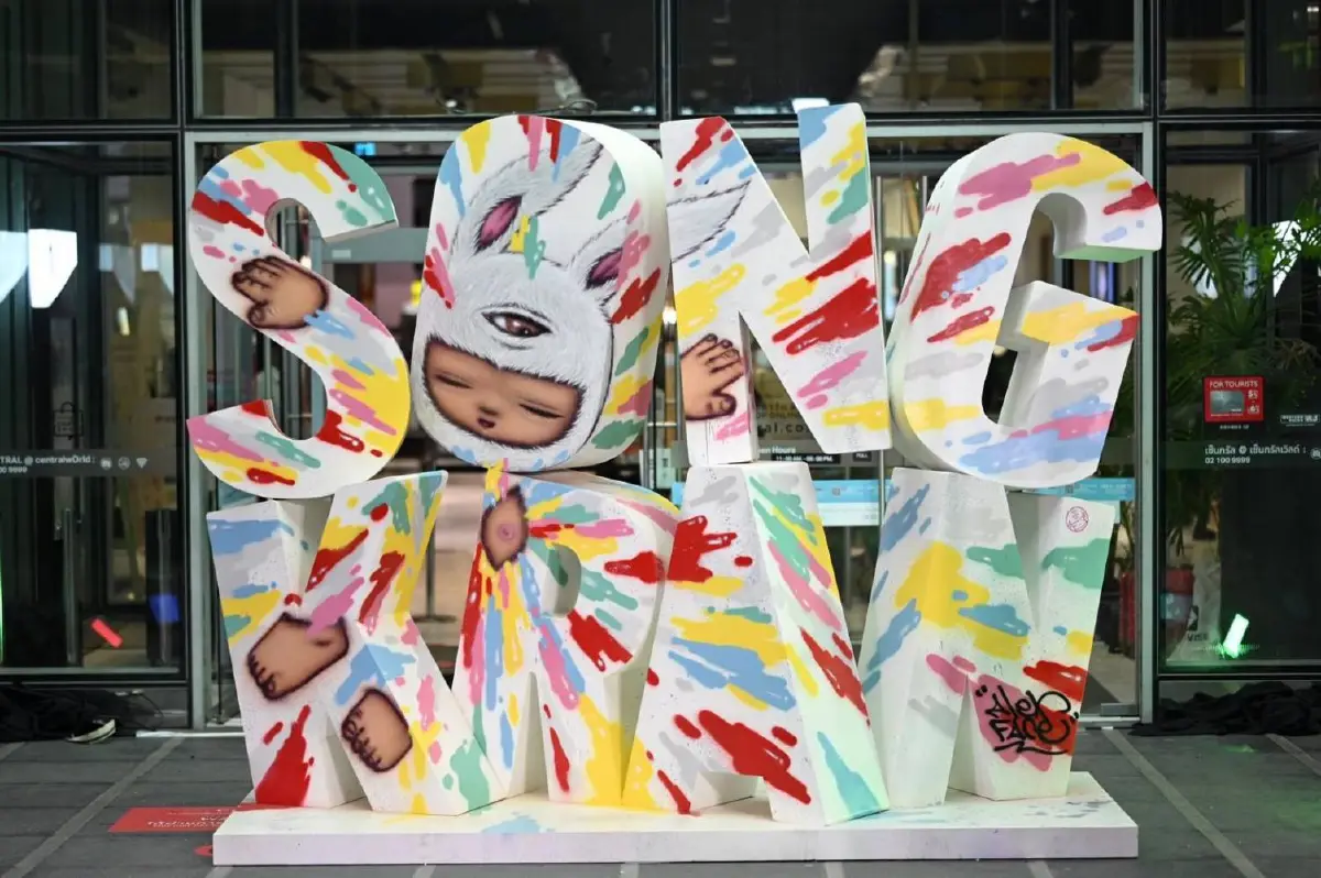 เปิดตัวจุดเช็กอินสุดอาร์ตแห่งใหม่ สร้างสีสันรับสงกรานต์