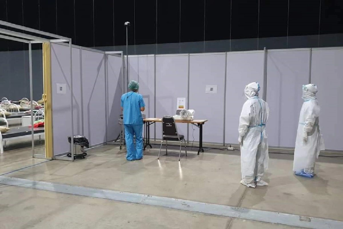 เชียงใหม่เปิดร.พ.สนามสู้โควิด-19 วันเดียวติดเชื้อ148ราย