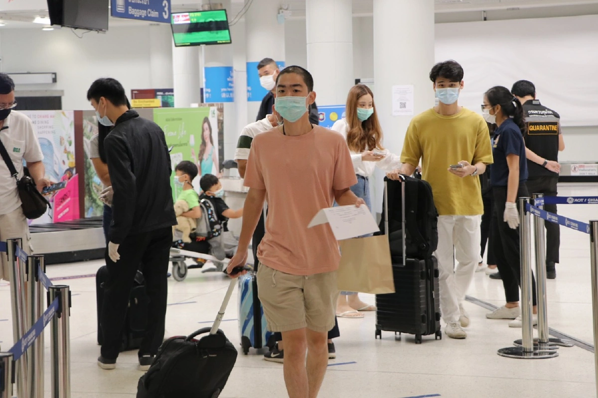 สนามบินเชียงใหม่คุมเข้มโควิด-19หลังการระบาดรอบ3