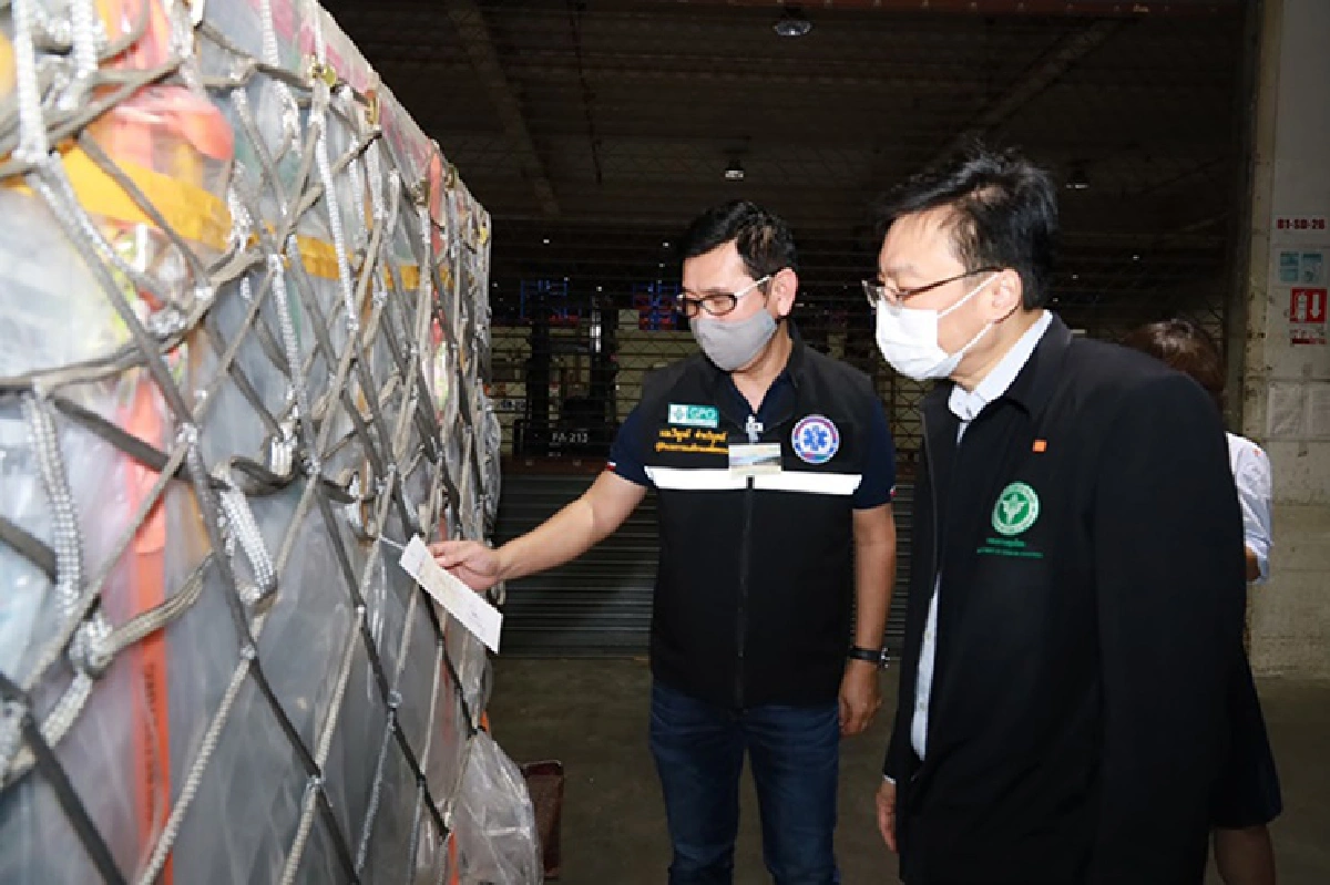 วัคซีนซิโนแวคถึงไทยอีก 1 ล้านโด๊ส