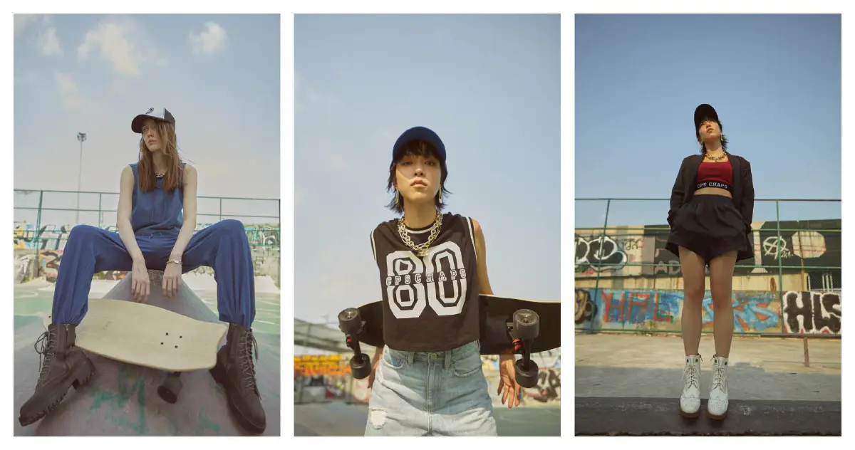 4 ลุคมิกซ์แอนด์แมทช์แฟชั่นสไตล์เหล่าสาวกเซิร์ฟสเก็ต