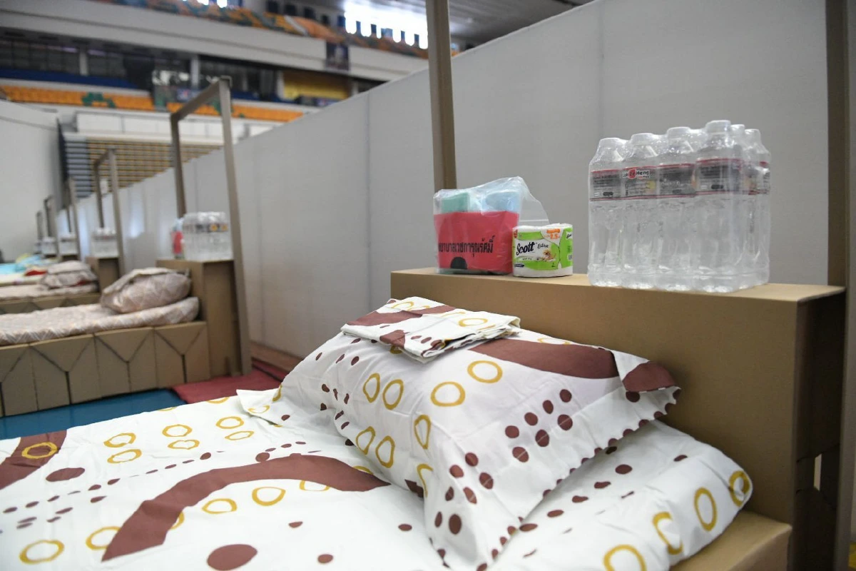 ดูชัดๆรพ.สนามกทม.เพื่อผู้ติดโควิดไม่มีอาการสิ่งอำนวยความสะดวกครบครัน