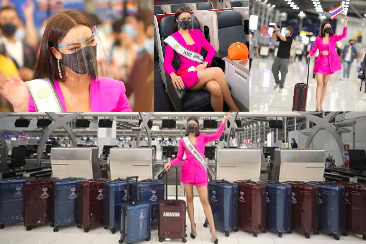“อแมนด้า ออบดัม” กับแฟชั่นสนามบินสุดปัง! ขนกระเป๋า 12 ใบ มุ่งสู่ฟลอริด้า ชิงมงฯ 3 MU 2020 “อแมนด้า ออบดัม” กับแฟชั่นสนามบินสุดปัง! ขนกระเป๋า 12 ใบ มุ่งสู่ฟลอริด้า ชิงมงฯ 3 MU 2020