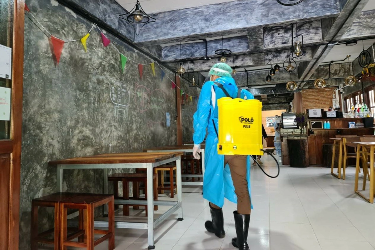 หมู่บ้านอีต่องงดรับนักท่องเที่ยว2วันฆ่าเชื้อป้องกันโควิด-19