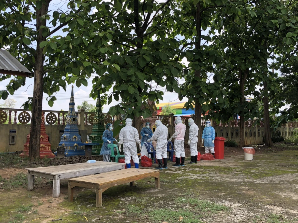 ฌาปนกิจยายวัย75เสียชีวิตป่วยโควิด รับเชื้อจากหลานกลับบ้านสงกรานต์