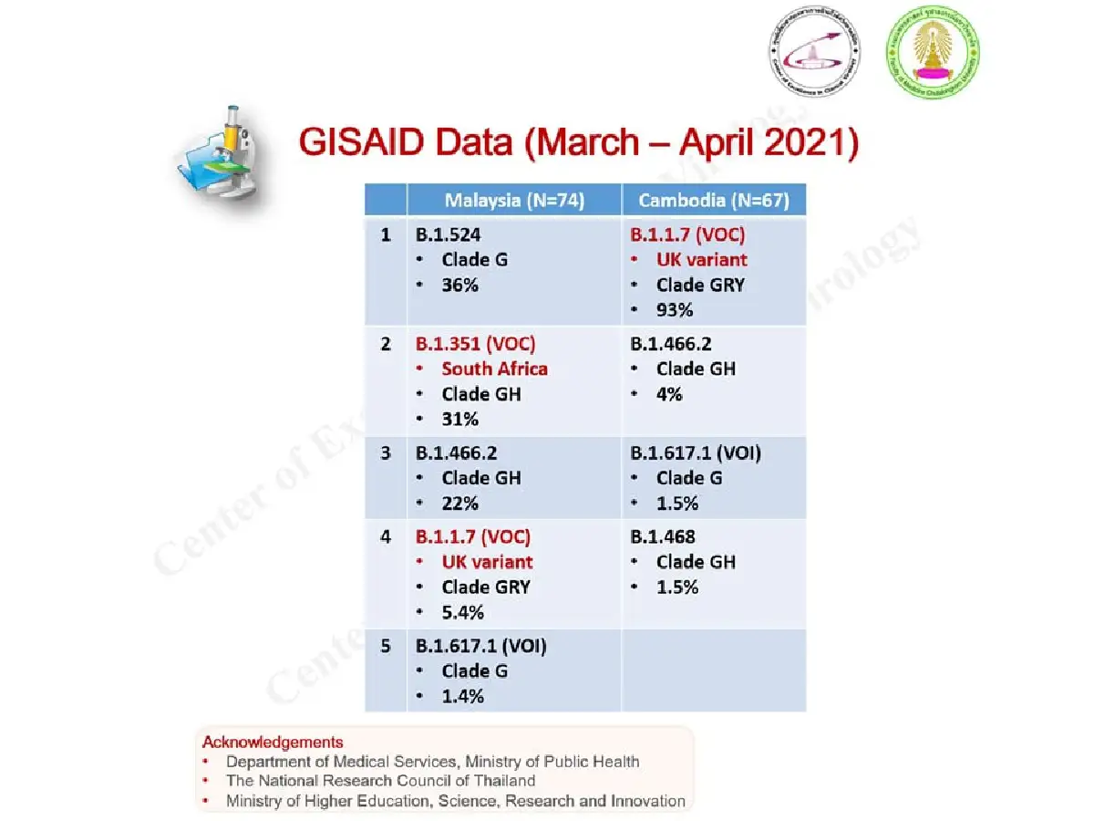 ห่วงโควิดสายพันธุ์แอฟริกาใต้ที่ระบาดในมาเลย์แพร่เข้าไทย