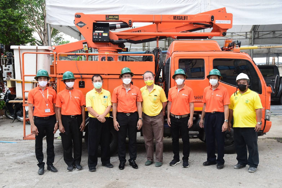 MEA รวมพลัง รวมใจ ติดตั้งระบบไฟฟ้ารองรับ รพ.สนามพลังแผ่นดิน เพื่อพิชิตภัย COVID-19 MEA รวมพลัง รวมใจ ติดตั้งระบบไฟฟ้ารองรับ รพ.สนามพลังแผ่นดิน เพื่อพิชิตภัย COVID-19