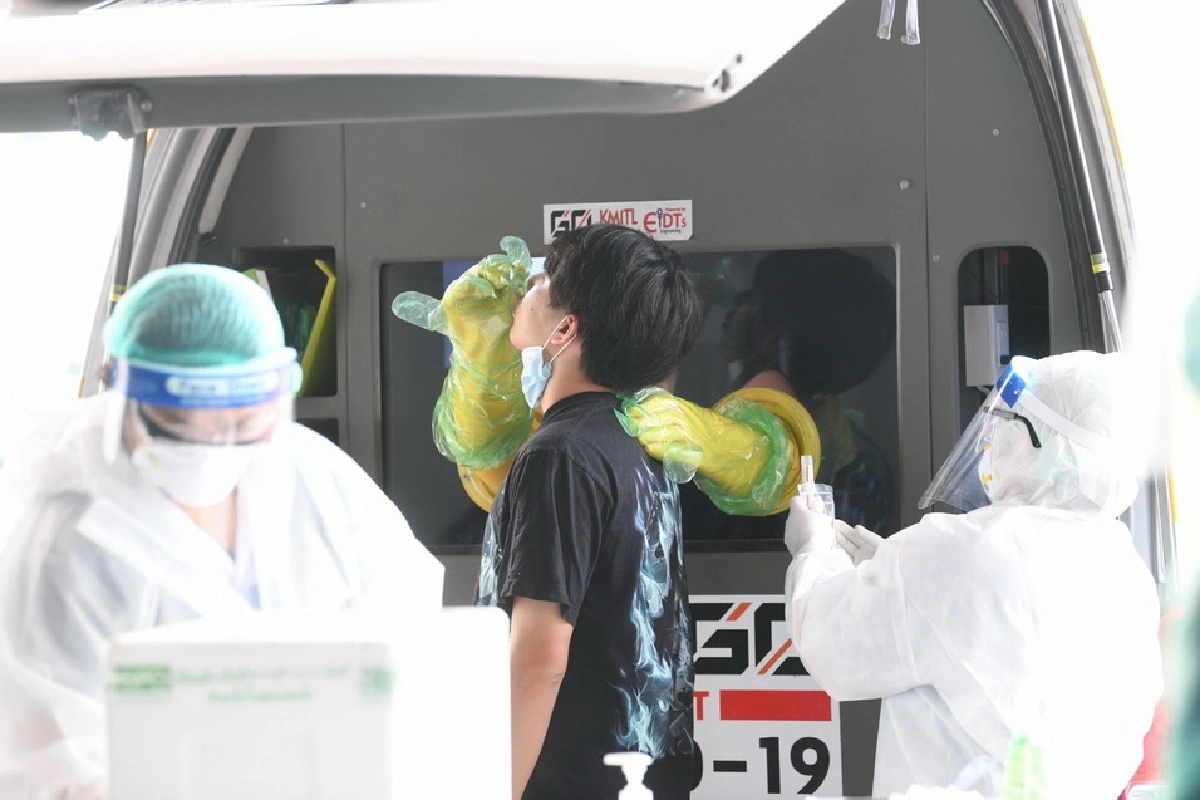 กทม.ตรวจซ้ำรอบ2 ตลาดกลางผลไม้สะพานขาว ค้นหาผู้ติดโควิด-19