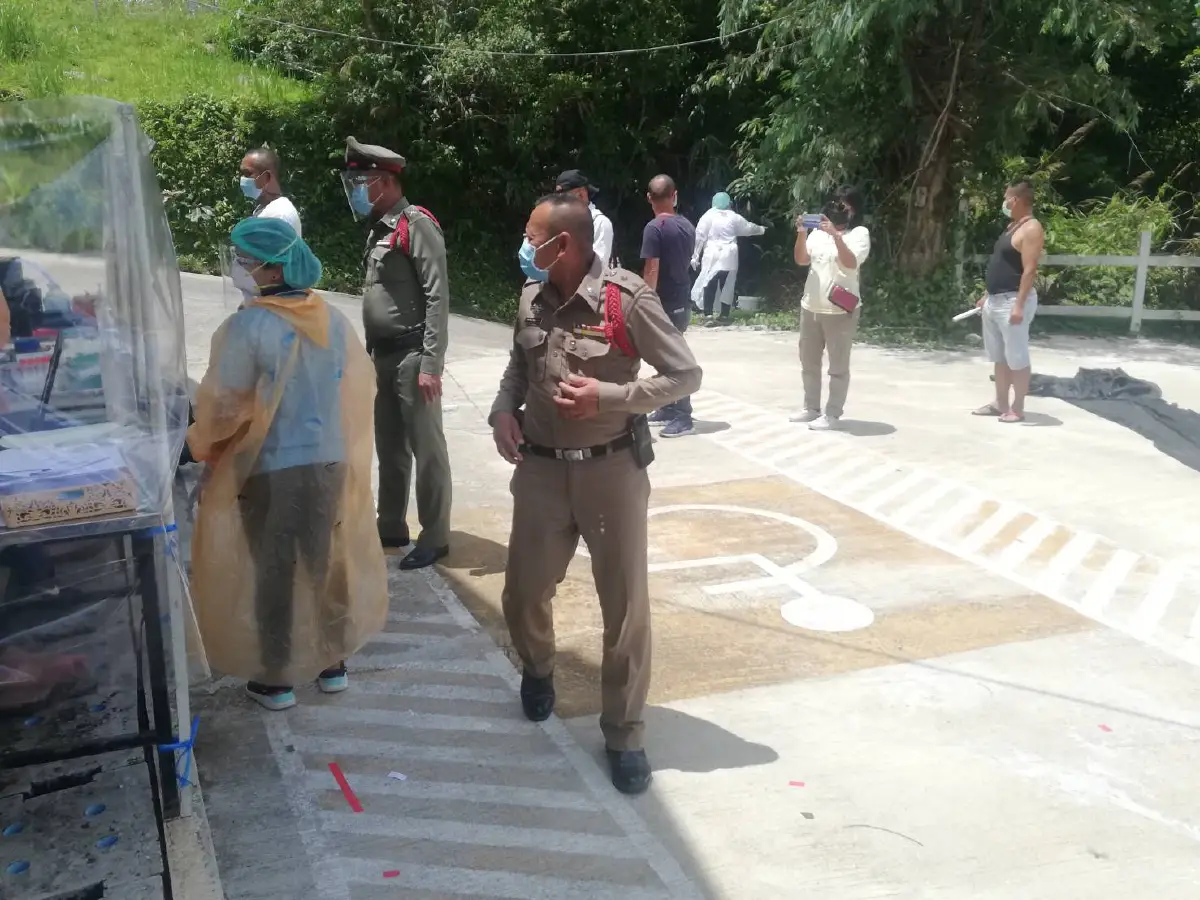 โควิด-19ระบาดบ้านอิต่องแหล่งท่องเที่ยวดังกาญจน์ติดเชื้อ6คน