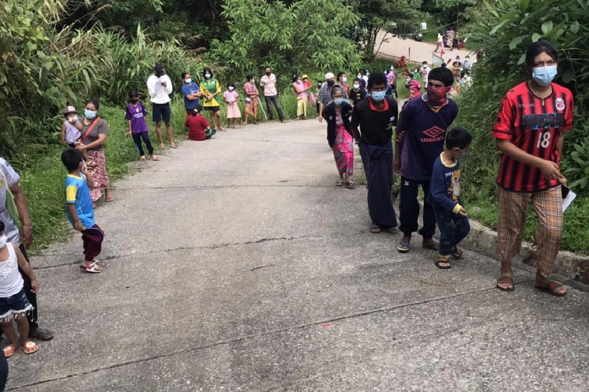 โควิด-19ระบาดบ้านอิต่องแหล่งท่องเที่ยวดังกาญจน์ติดเชื้อ6คน