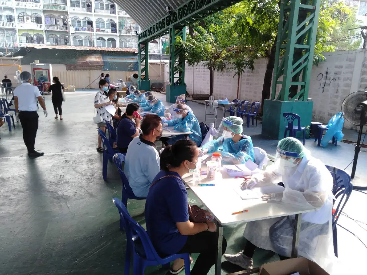 กทม.เร่งตรวจคัดกรองเชิงรุกหยุดโควิดระบาดในชุมชน4เขตกลางกรุง