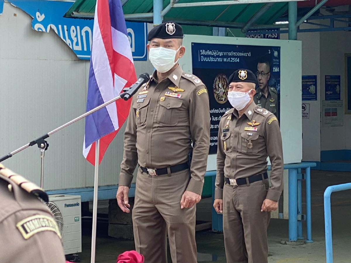 "บิ๊กอู๊ด"ตรวจชายแดนขันน็อตตม.เข้มงวดต่างด้าวลอบเข้าประเทศ