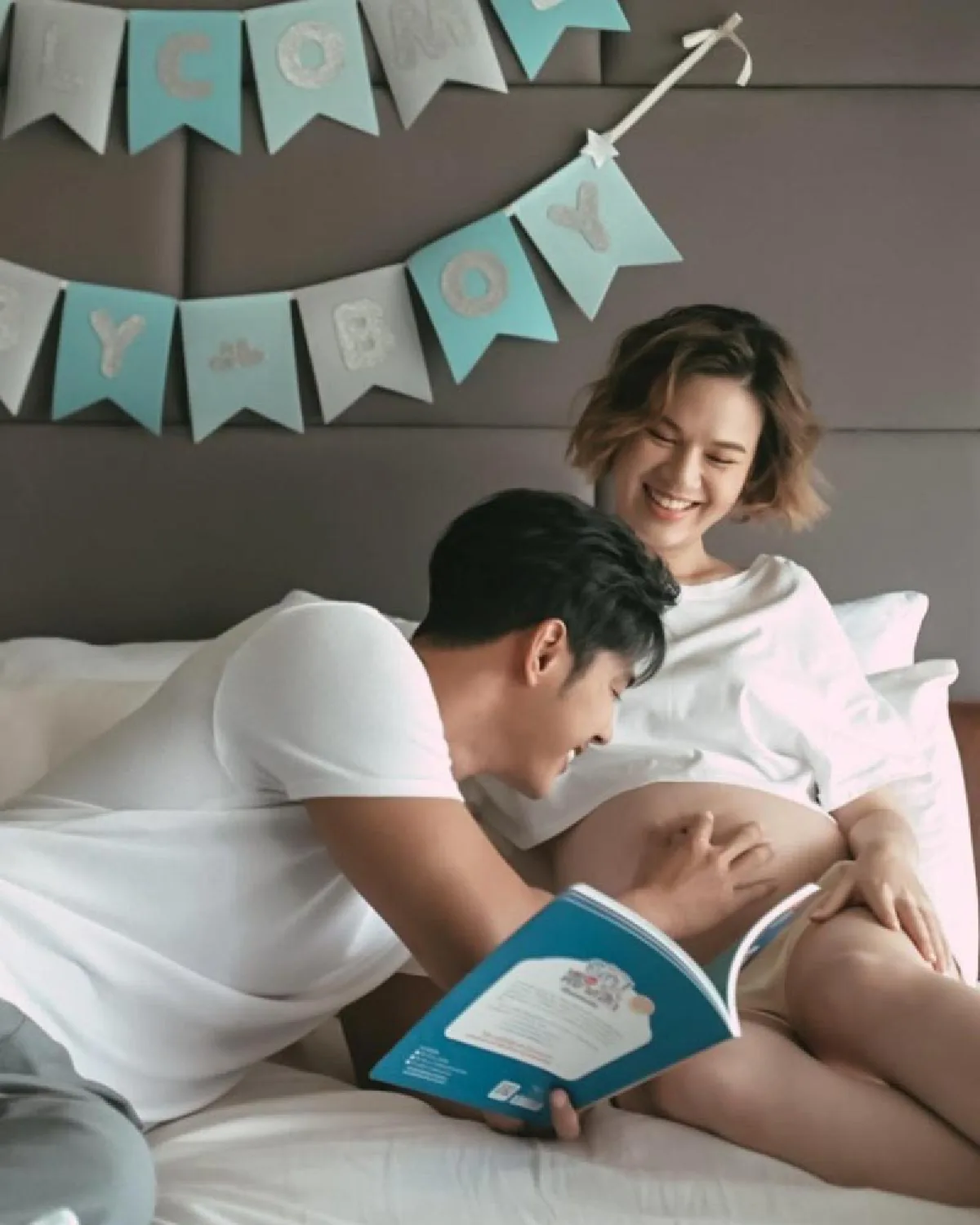 “แมน การิน-เกล รดา” ควงแขนถ่ายแบบเป็นที่ระลึกก่อนคลอด อบอุ่นละมุนมาก