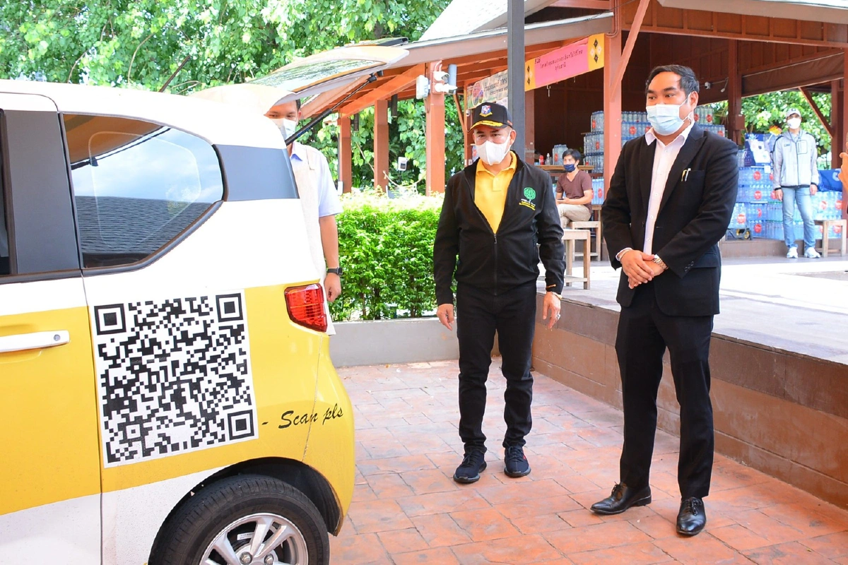 "ธรรมนัส"เยี่ยมตลาดอ.ต.ก.สั่งเพิ่มความถี่ทำความสะอาดป้องกันโควิด