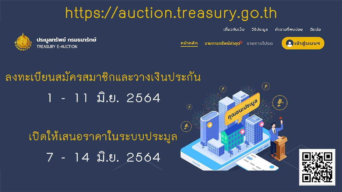 กรมธนารักษ์เปิดประมูลขายที่ราชพัสดุ ที่ยึดมาจากคดีฟอกเงิน