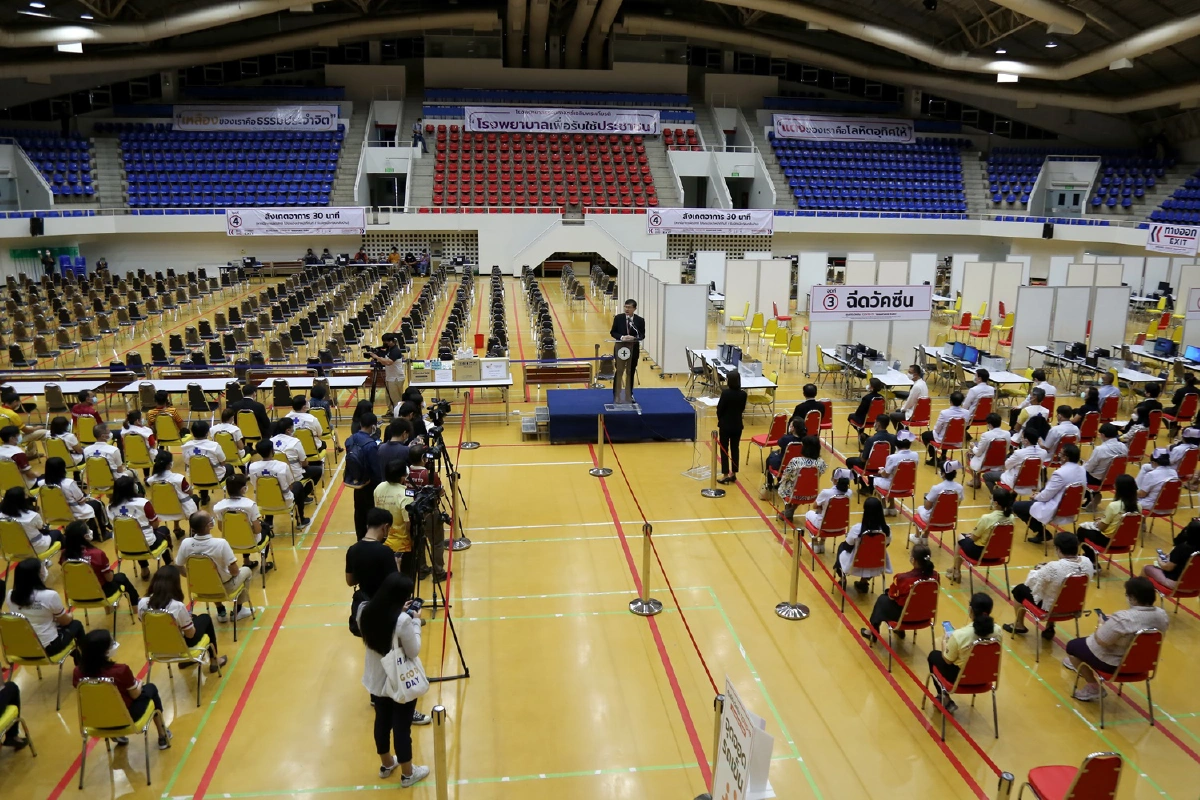 ศูนย์รับวัคซีนมธ.พร้อมให้บริการ100%ขอรัฐจัดมาให้เพียงพอ