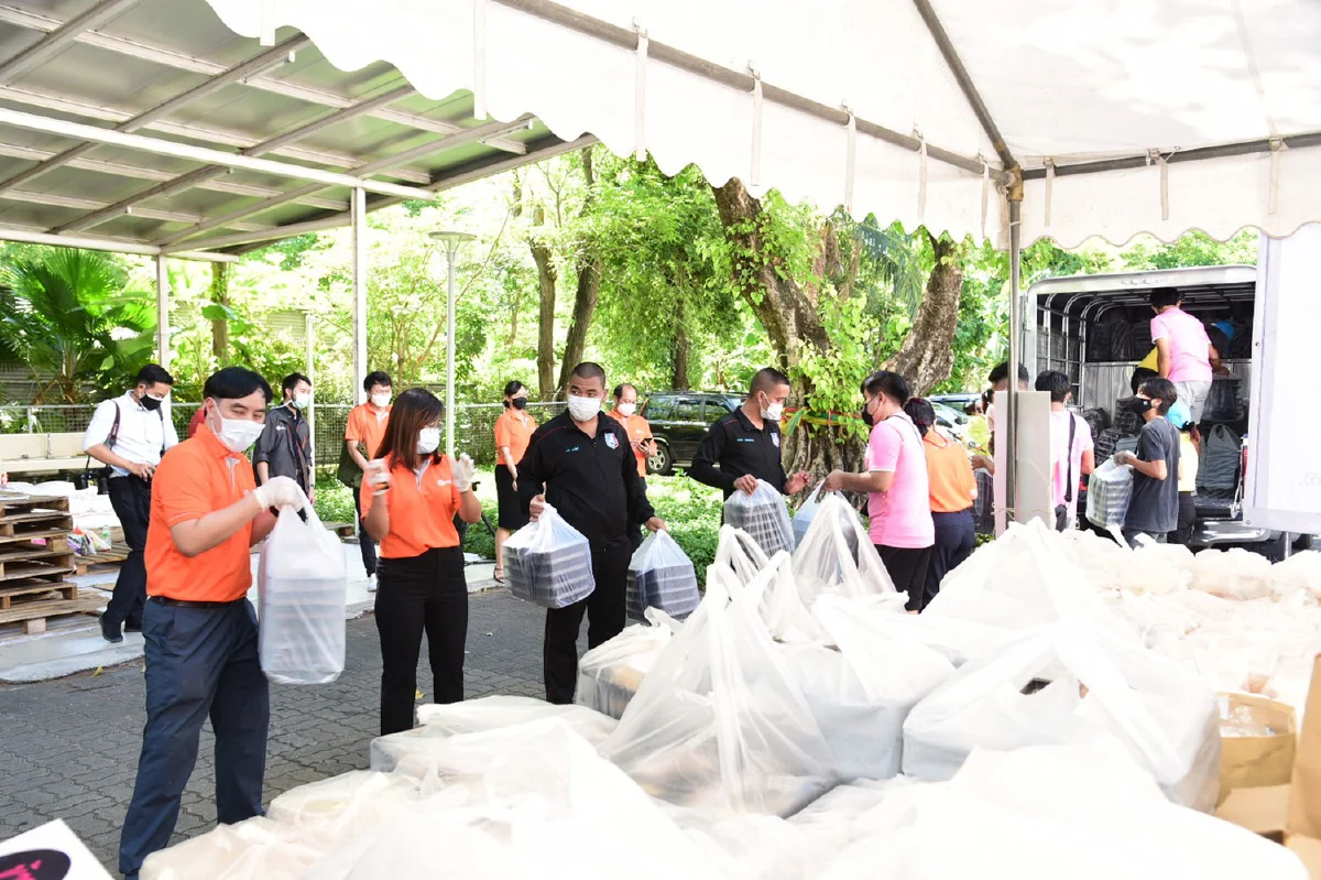 MEA ร่วมสนับสนุนโครงการ "ข้าวแสนกล่อง" ส่งกำลังใจให้พี่น้องอิ่มท้องสู้วิกฤต COVID-19 