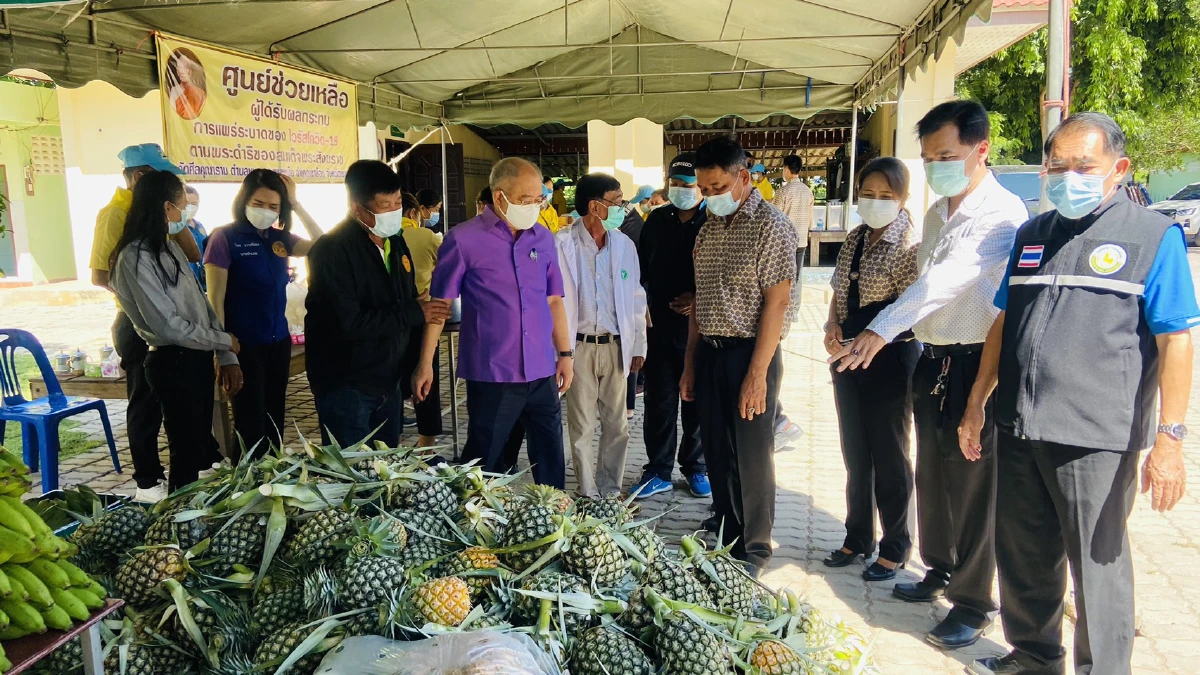 “เฉลิมชัย”เดินหน้าโครงการ “แบ่งปันน้ำใจ เกษตรไทยสู้ภัย COVID – 19” ช่วยเพชรบุรี