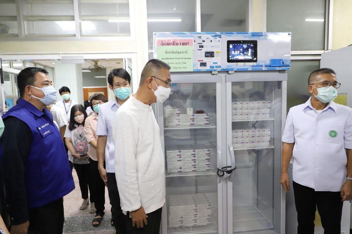 ปทุมธานีส่งมอบวัคซีน48,880โดสให้รพ.23แห่งเริ่มฉีดพรุ่งนี้ ปทุมธานีส่งมอบวัคซีน48,880โดสให้รพ.23แห่งเริ่มฉีดพรุ่งนี้