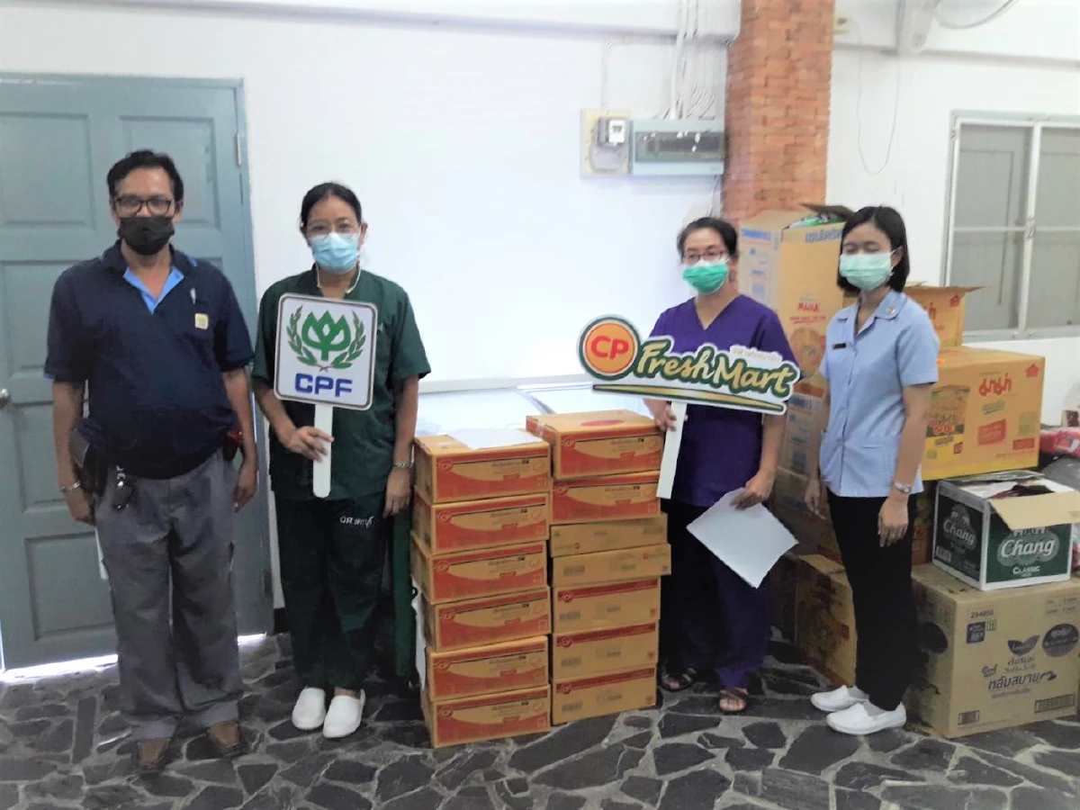 "ซีพีเอฟ ส่งอาหารจากใจ" เติมพลังทีมแพทย์สระบุรี เดินหน้าสู้ภัยโควิดต่อเนื่อง
