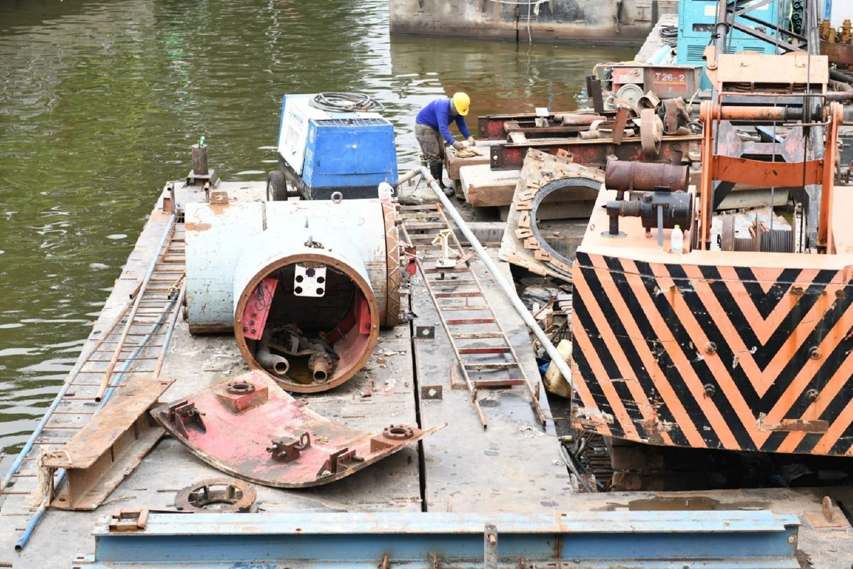 กทม.ลดจุดเสี่ยงน้ำท่วมขังดึงน้ำฝนลงคลองแสนแสบ