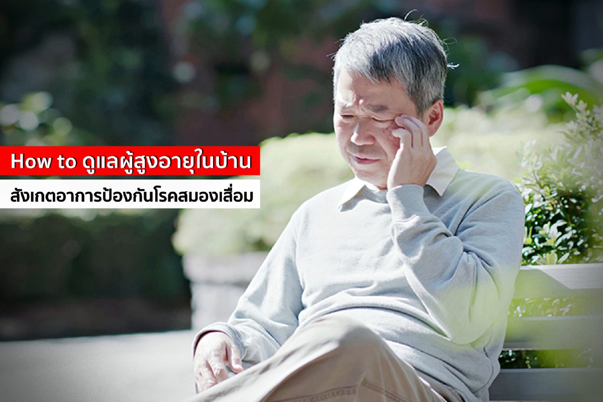 How to ดูแลผู้สูงอายุในบ้าน สังเกตอาการป้องกันโรคสมองเสื่อม How to ดูแลผู้สูงอายุในบ้าน สังเกตอาการป้องกันโรคสมองเสื่อม