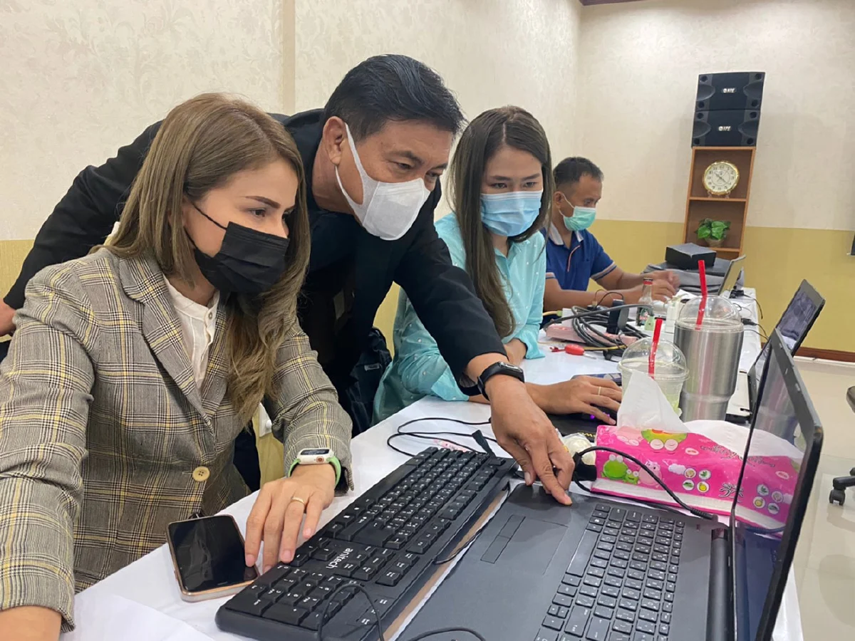 กศน.กาญจนบุรี พัฒนาการจัดการเรียนการสอนการศึกษาขั้นพื้นฐาน ด้วยระบบออนไลน์