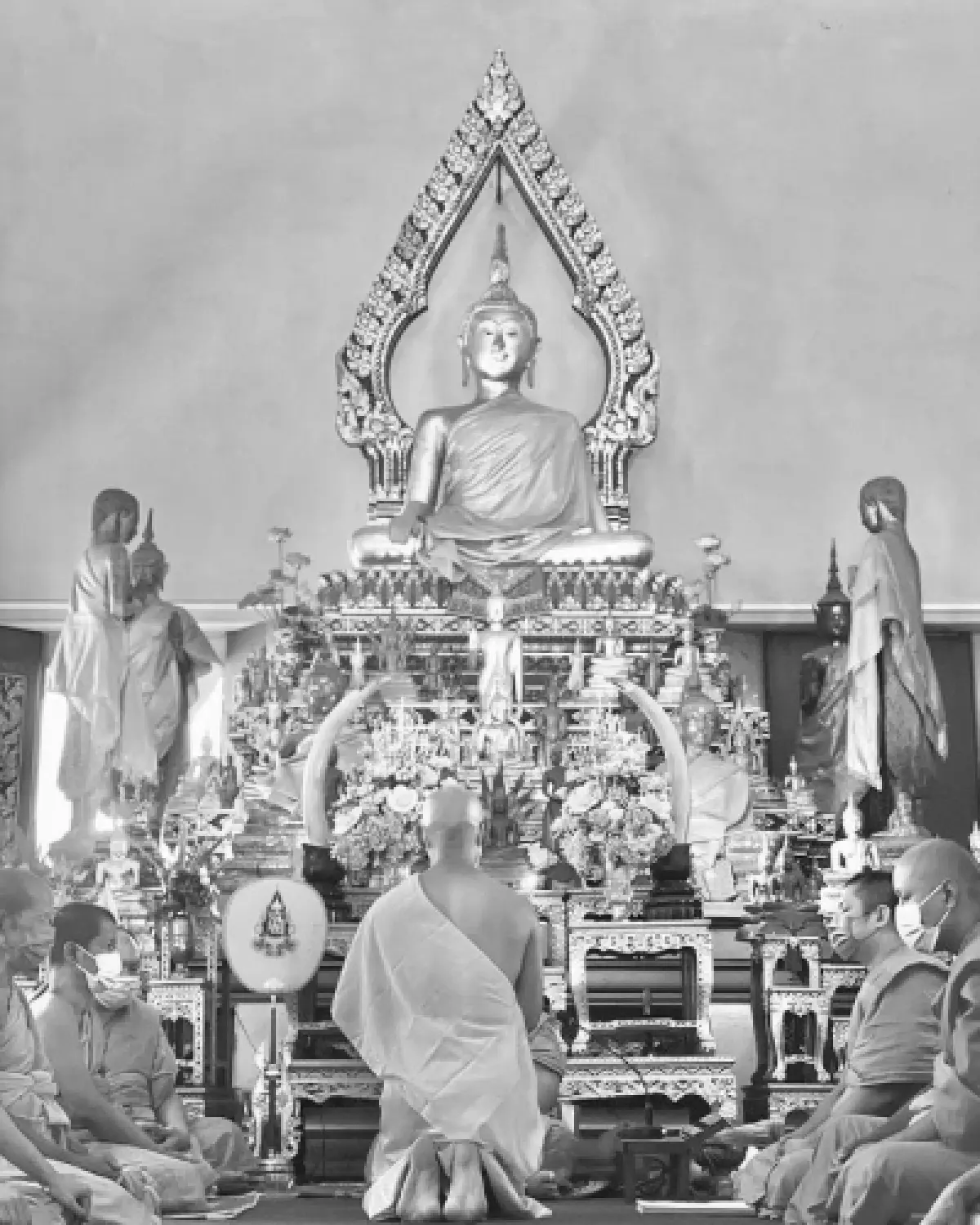 อนุโมทนาบุญพระใหม่! “ป๋อมแป๋ม” เข้าพิธีอุปสมบทแบบเรียบง่าย 