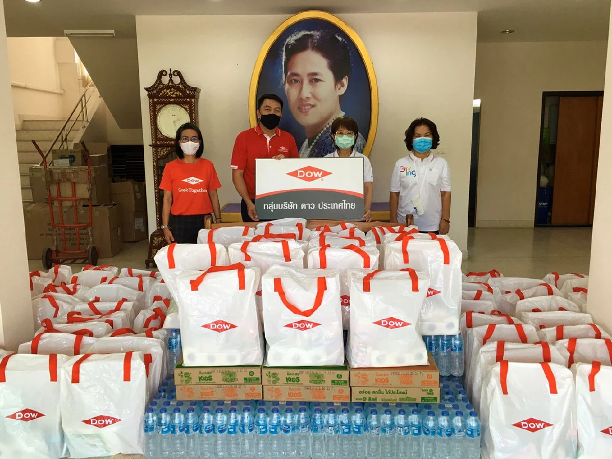 Dow ห่วงใย ช่วยไทยต้านโควิด มอบแล้วกว่า 4 ล้าน หนุนภาครัฐและชุมชนฝ่าวิกฤต