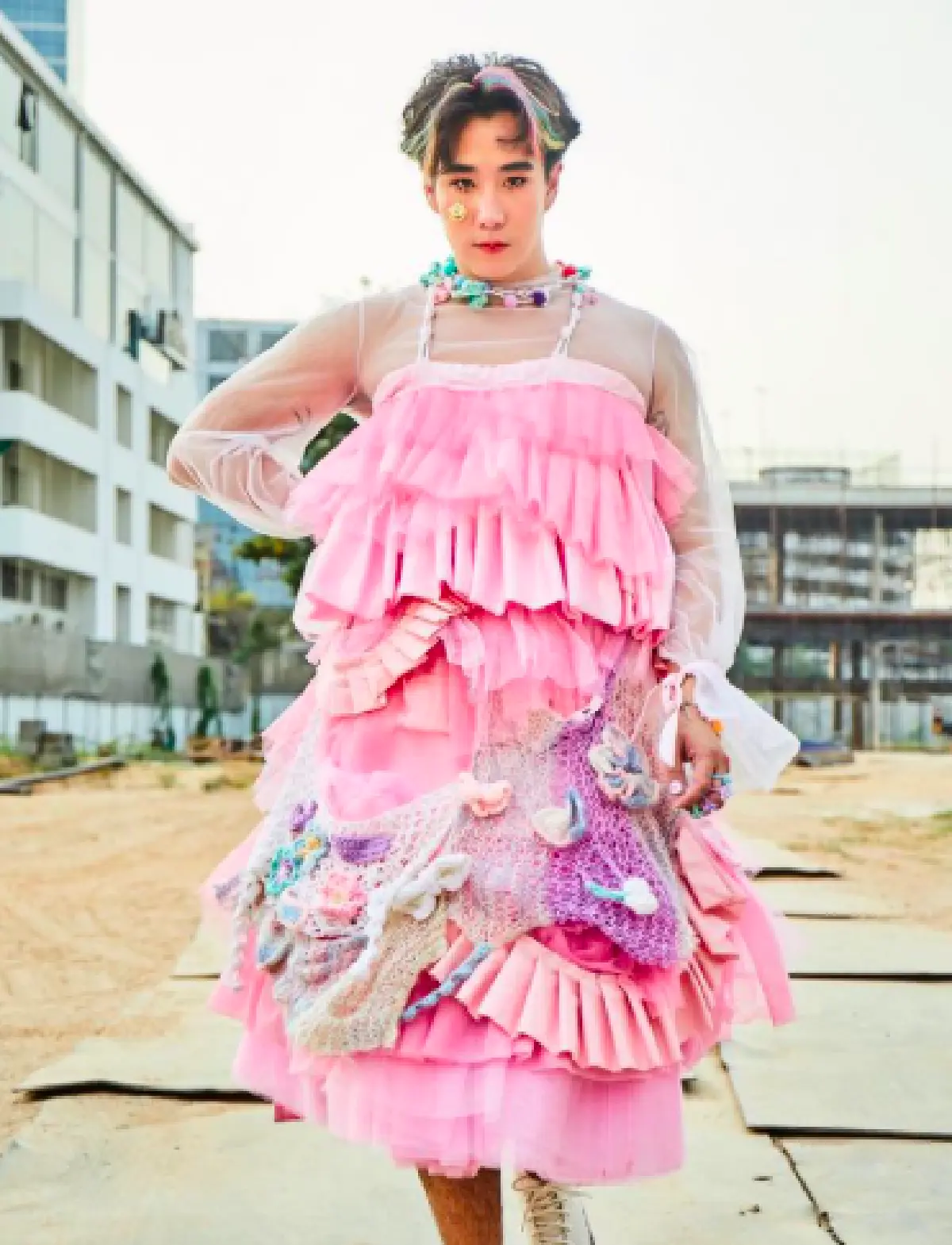 “เขื่อน ภัทรดนัย” สวยและปังมาก! ในลุคดีว่าสาว Ariana Grande ฉลอง Pride Month