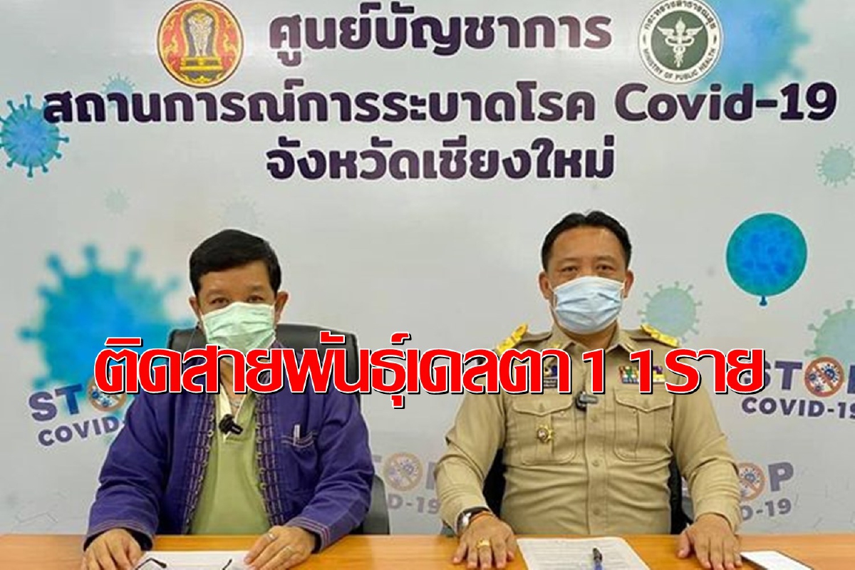 โควิดสายพันธุ์เดลตาบุกเชียงใหม่เจอติดเชื้อแล้ว11ราย โควิดสายพันธุ์เดลตาบุกเชียงใหม่เจอติดเชื้อแล้ว11ราย